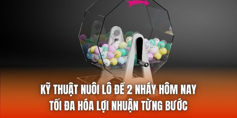 Kỹ thuật nuôi lô đề 2 nháy hôm nay - Tối đa hóa lợi nhuận từng bước